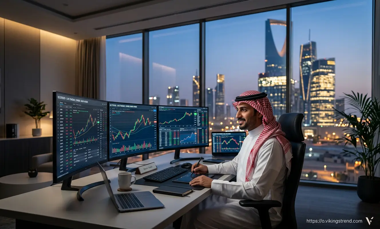 أفضل طرق تداول الأسهم الأمريكية في السعودية 